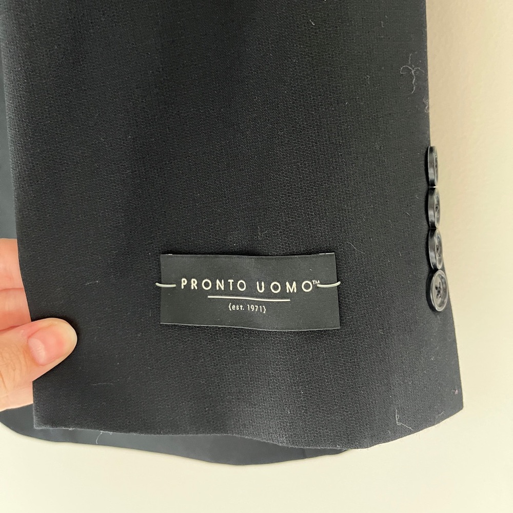 Pronto Uomo Classic Black Blazer - Picture 8 of 14